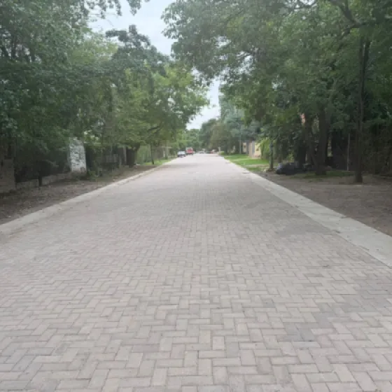 Ejecución de adoquín y cordón cunetas